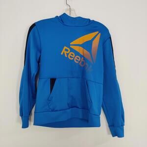 Reebok Kid's Hoodie in Blue Size Youth XL 14 16 Years Old Athletic